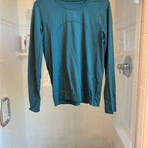 Lululemon Teal Long Sleeve Shirt Size 8
